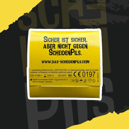 Das Kondom "Gegen Scheidenpils"
