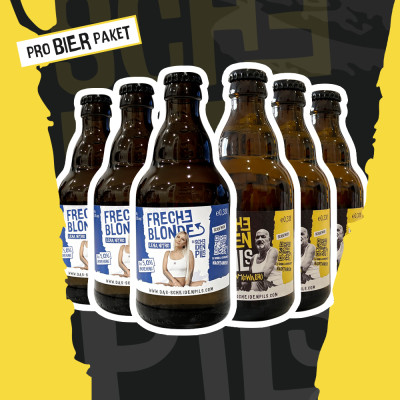 6er Pro-BIER-Paket - ScheidenPils & Freche Blonde