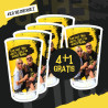 4er Legenden Becherset  + 1 Becher GRATIS